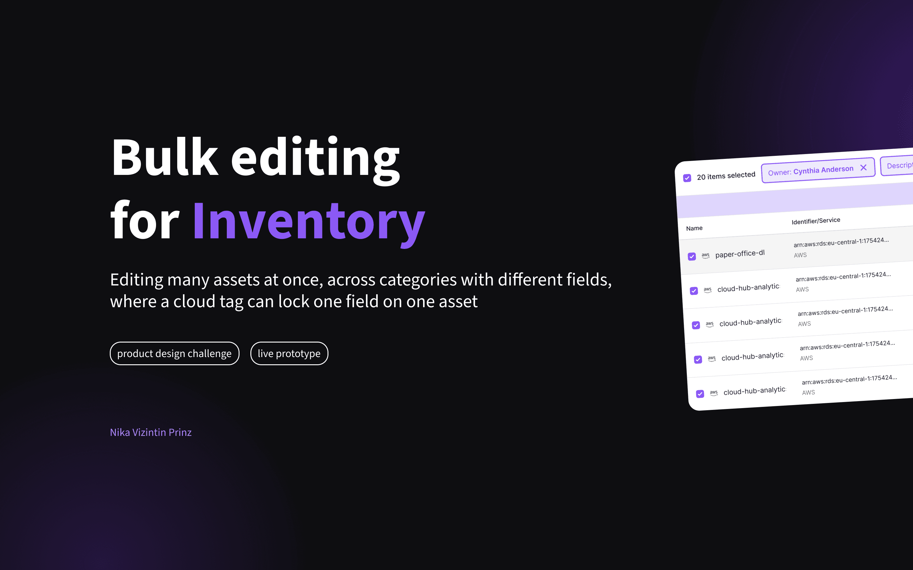 Secfix: bulk editing a 10,000-asset inventory