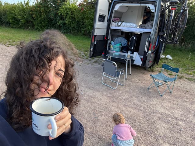 Camping with the campervan