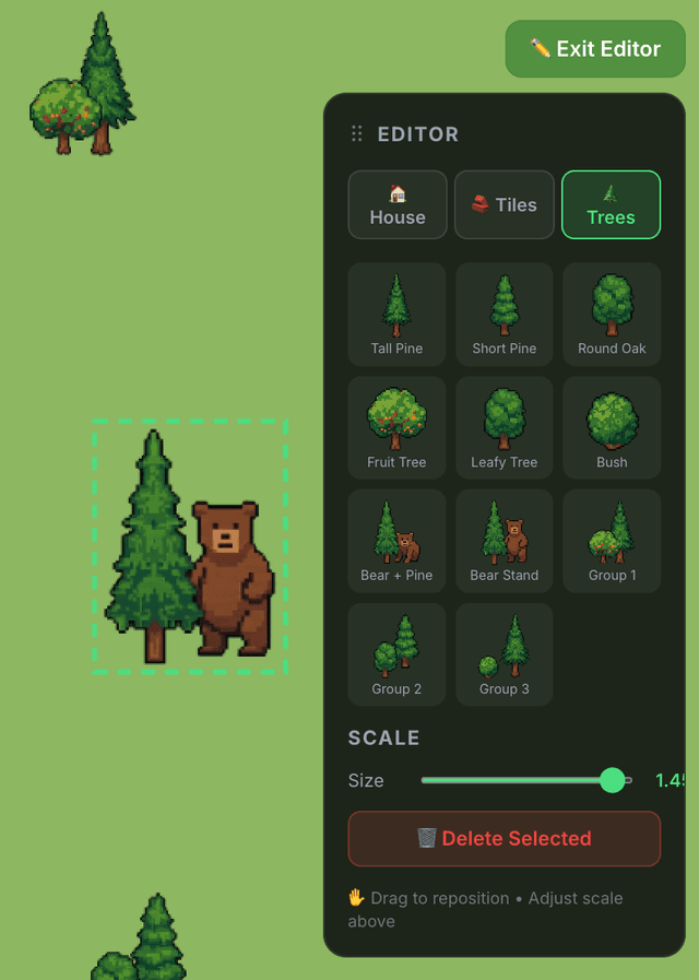 In-game level editor