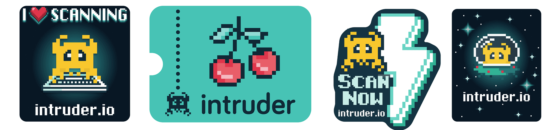 Bits brand identity — retro gaming mascots and logo variations